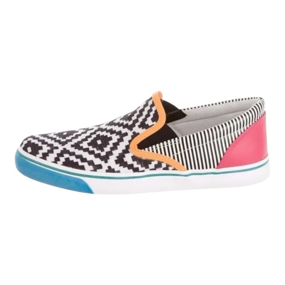Sophia Webster Geometric Pattern Slip On Sneakers Womens Size - Picture 2 of 11
